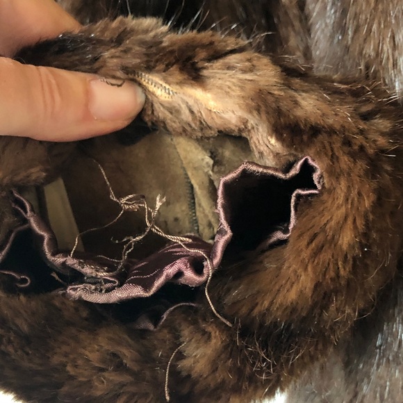 FINAL PRICE Glamorous Genuine Muskrat fur coat - Picture 13 of 13